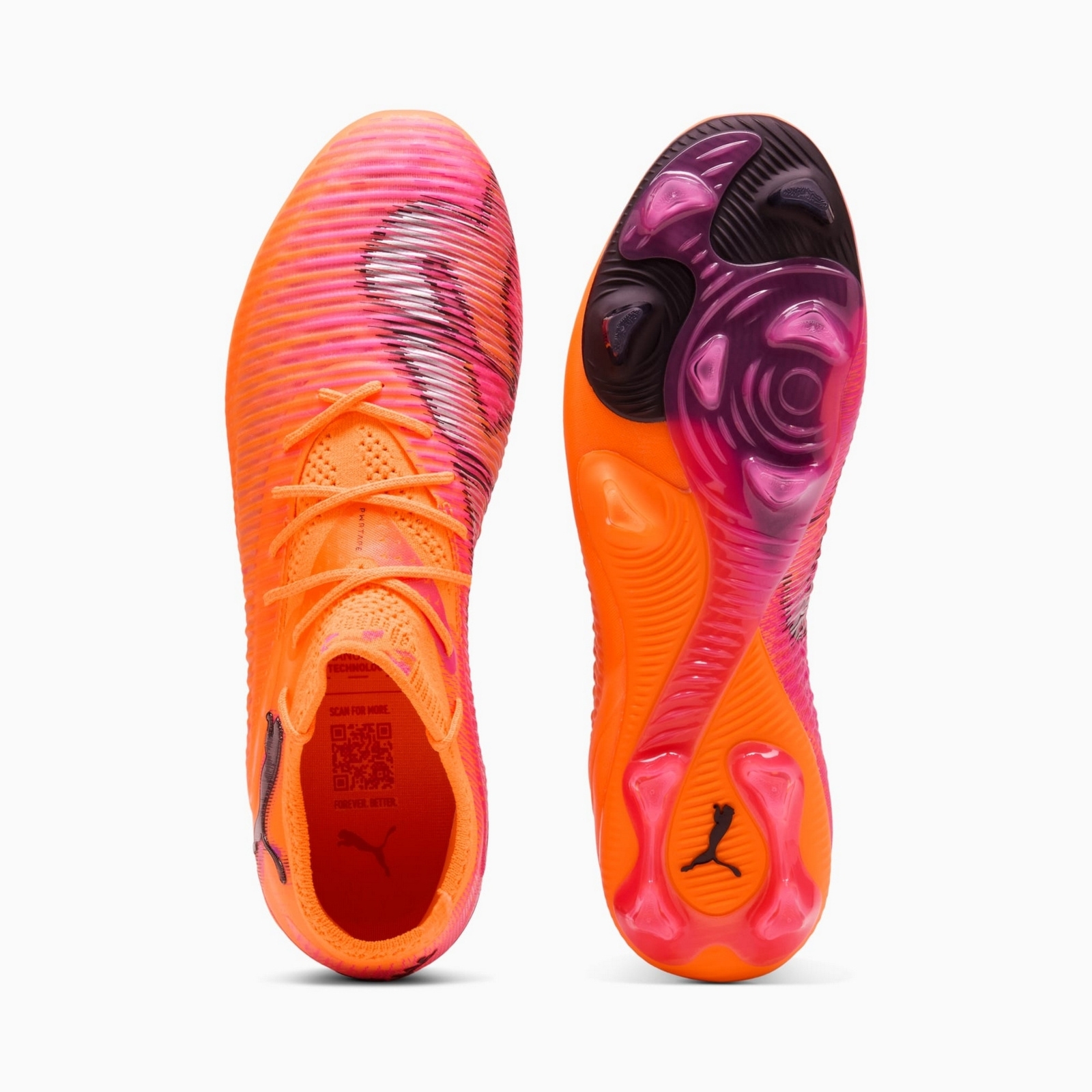 Korki m�skie Puma FUTURE 8 ULTIMATE LOW FG pomara�czowe 10858603