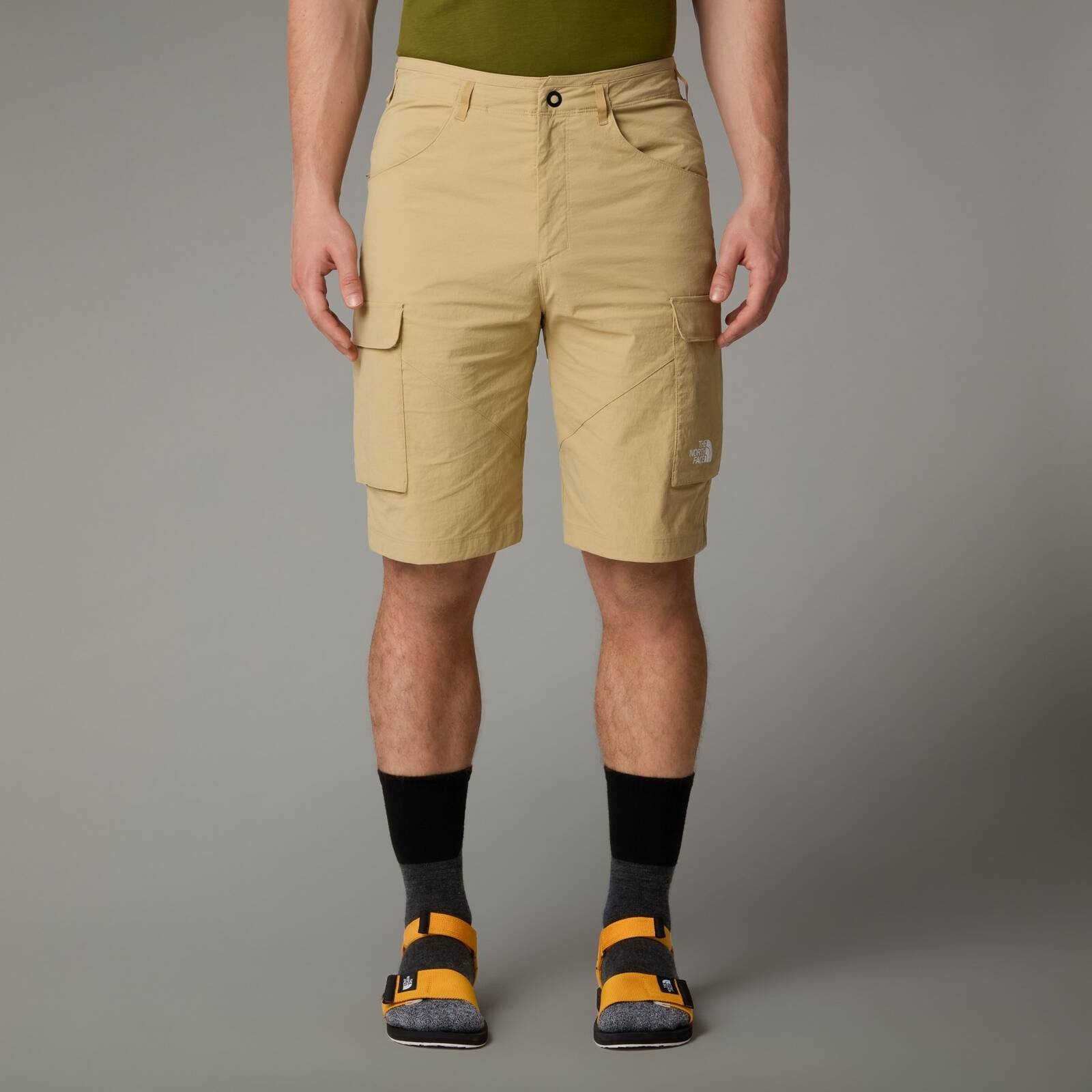 Spodenki trekkingowe męskie The North Face EXPLORATION CARGO beżowe NF0A8BGGLK5