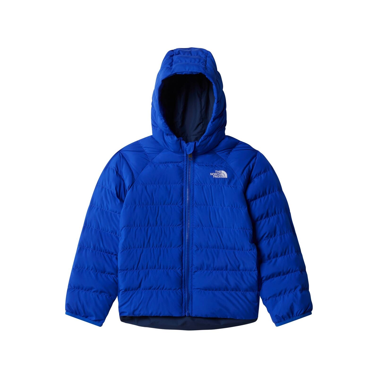 Kurtka z kapturem dziecica The North Face REVERSIBLE PERRITO niebieska NF0A88VJCZ6