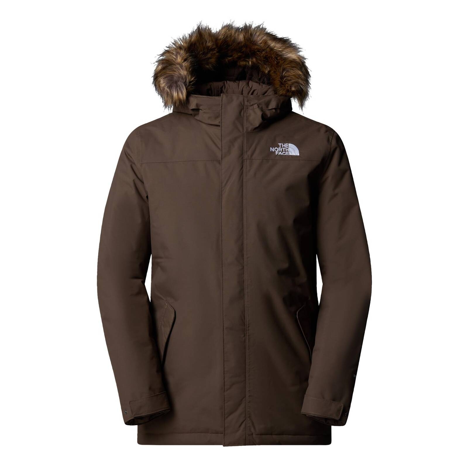 Kurtka z kapturem mska The North Face ZANECK brzowa NF0A4M8H1OI