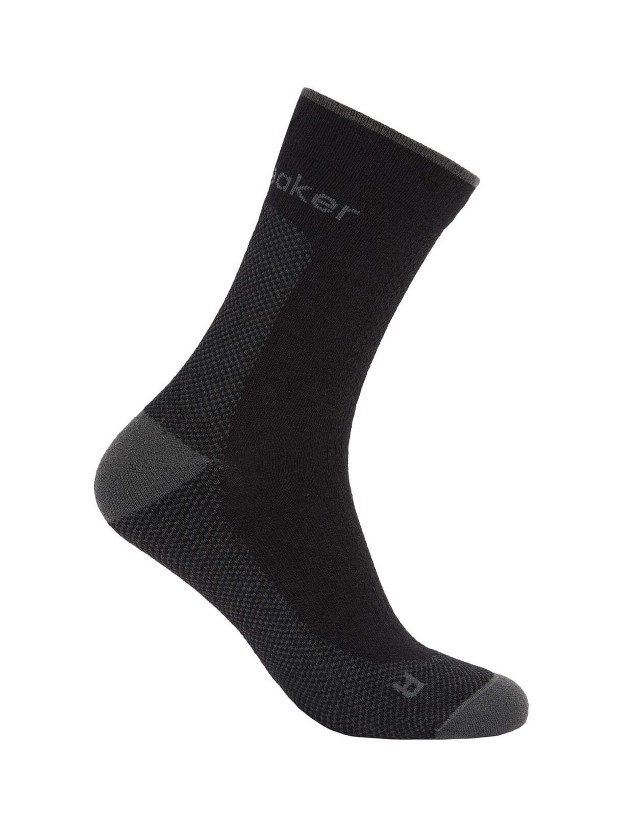 Skarpety trekkingowe m�skie Icebreaker MER HIKE+ ULTRALIGHT QUARTER czarne IB0A578R0FB