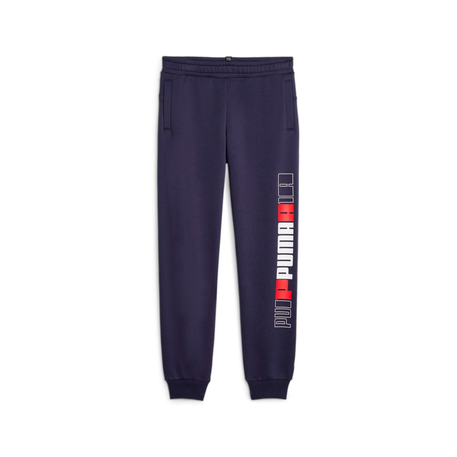 Spodnie dresowe chopice Puma ESS+ LOGO LAB FL CL granatowe 67632606