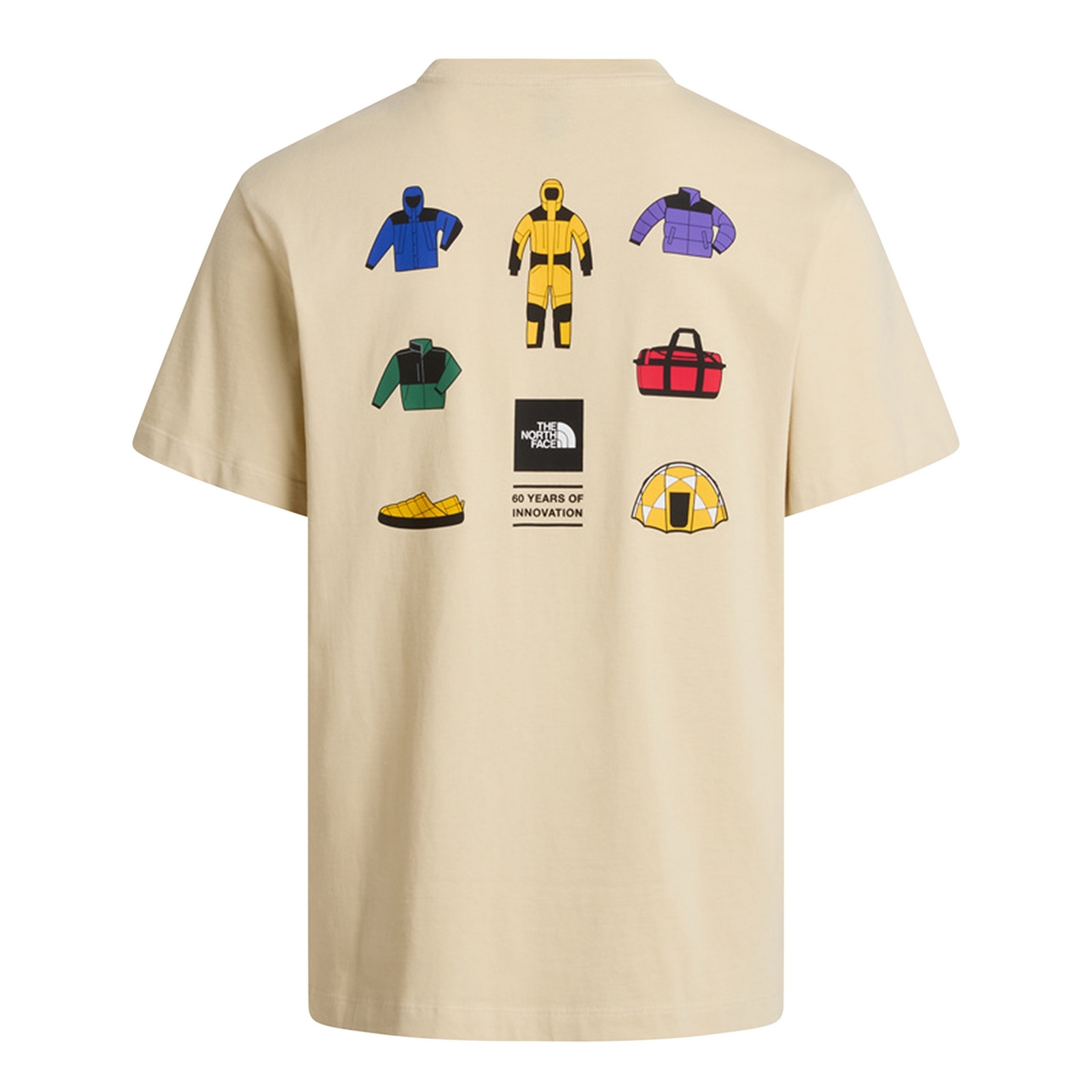 Koszulka m�ska The North Face ICON CELEBRATION REGULAR be�owa NF0A8GASDOM