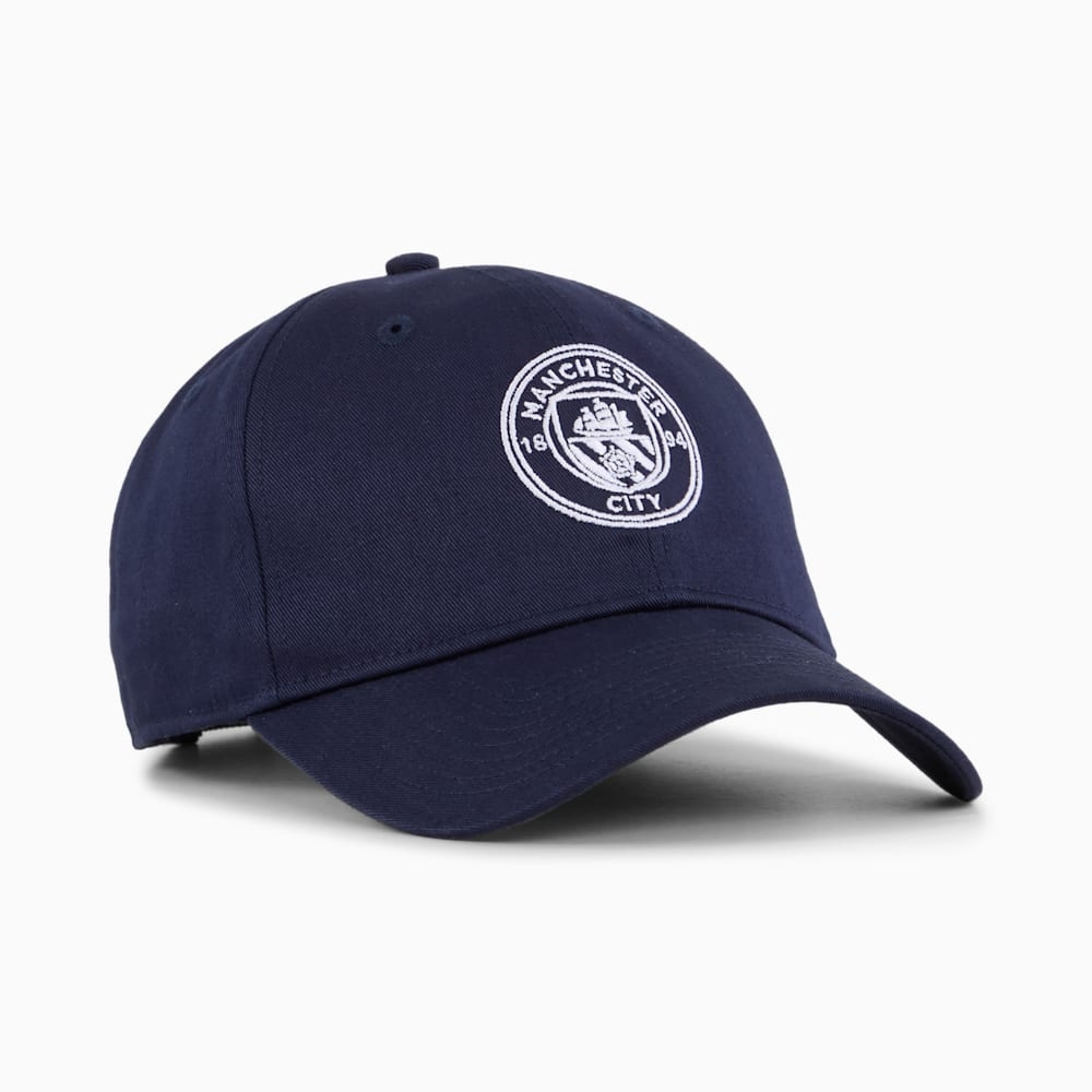 Czapka z daszkiem unisex Puma MCFC FTBLARCHIVE granatowa 02595873