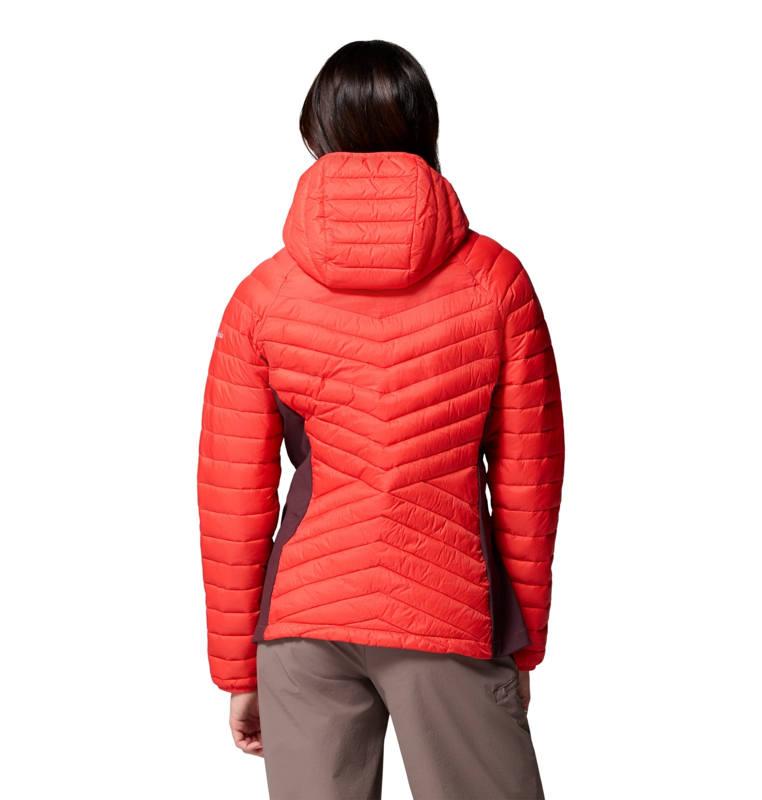 Kurtka hybrydowa damska Columbia POWDER PASS III czerwona 2154692606