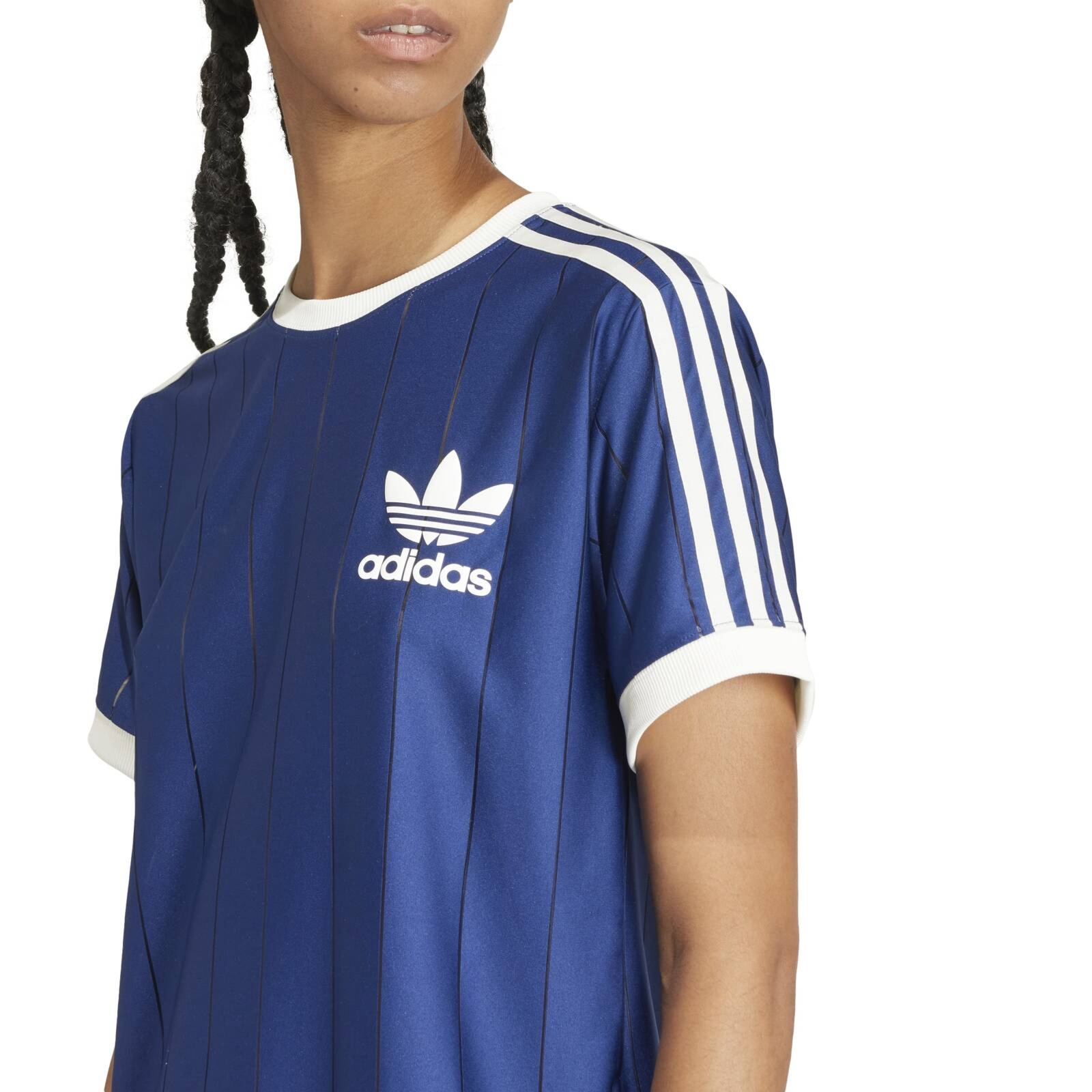 Koszulka damska adidas 3-STRIPES granatowa IR7466