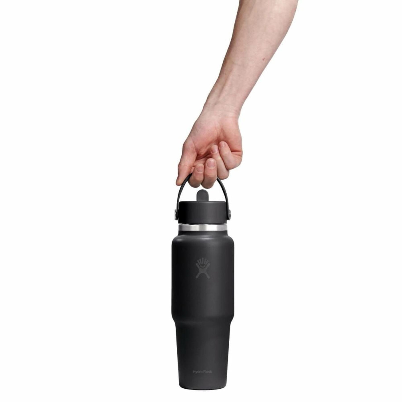 Butelka termiczna unisex Hydro Flask WIDE FLEX STRAW 946 ML czarna WT32CFS001