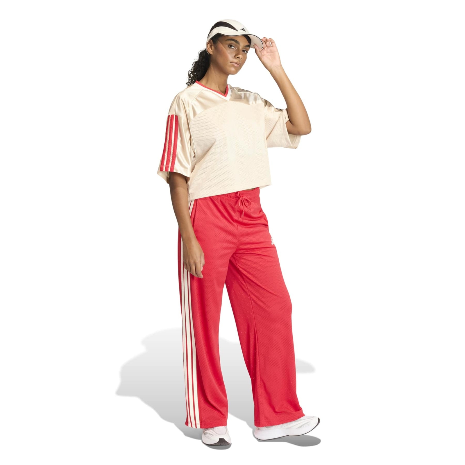 Koszulka damska adidas STADIUM beżowa JZ1073