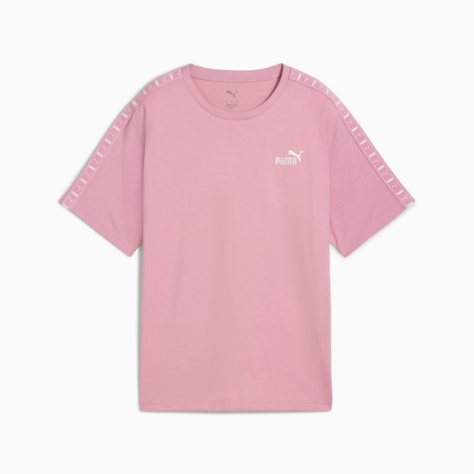 Koszulka damska Puma ESS TAPE RELAXED rowa 68500965