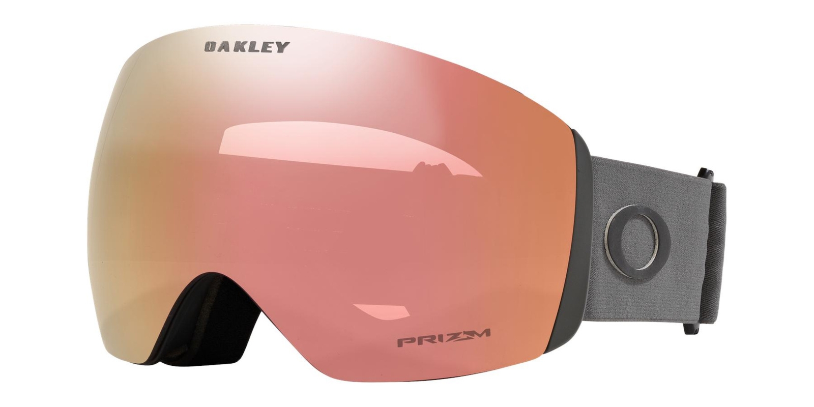 Gogle narciarskie unisex Oakley FLIGHT DECK L szare OO7050-D3
