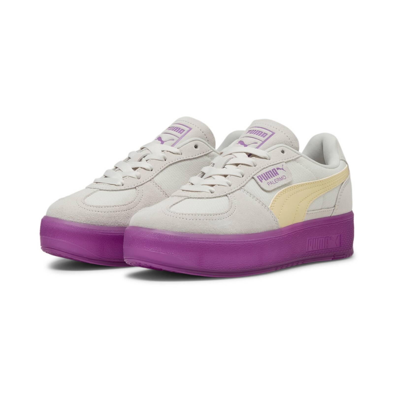 Buty sportowe damskie Puma PALERMO ELEVATA XTRA beowe 40128501
