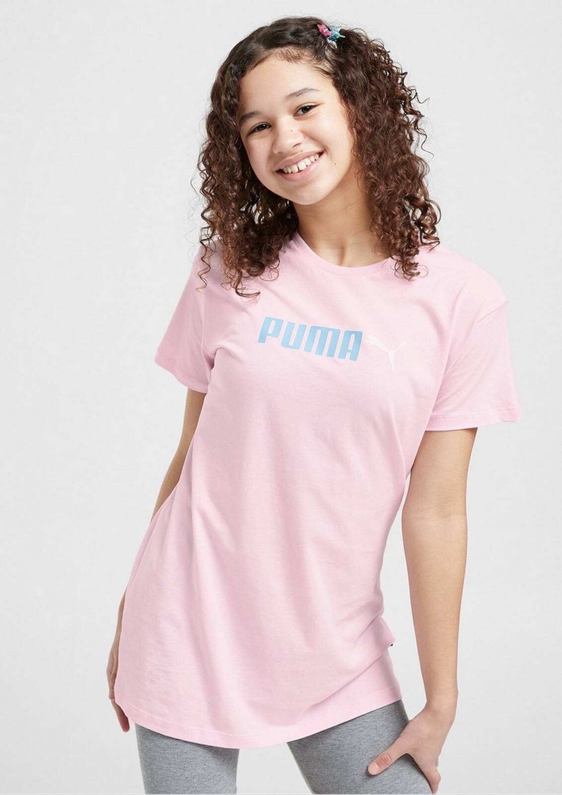 Koszulka dziewczca Puma KEY GRAPHIC BOYFRIEND rowa 62299562