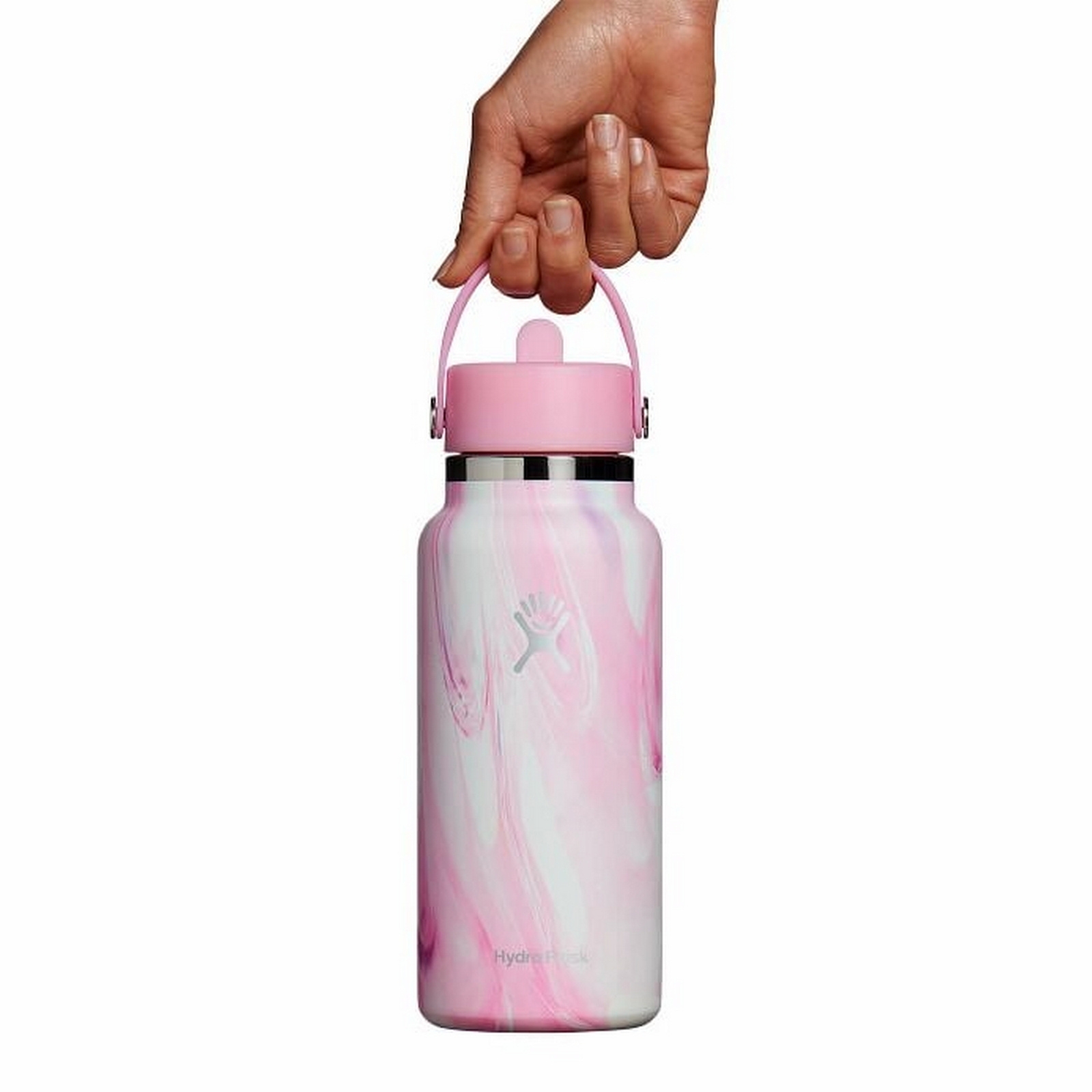 Butelka termiczna unisex Hydro Flask WIDE FLEX STRAW CAP 946 ML różowa LE-S25W32-A