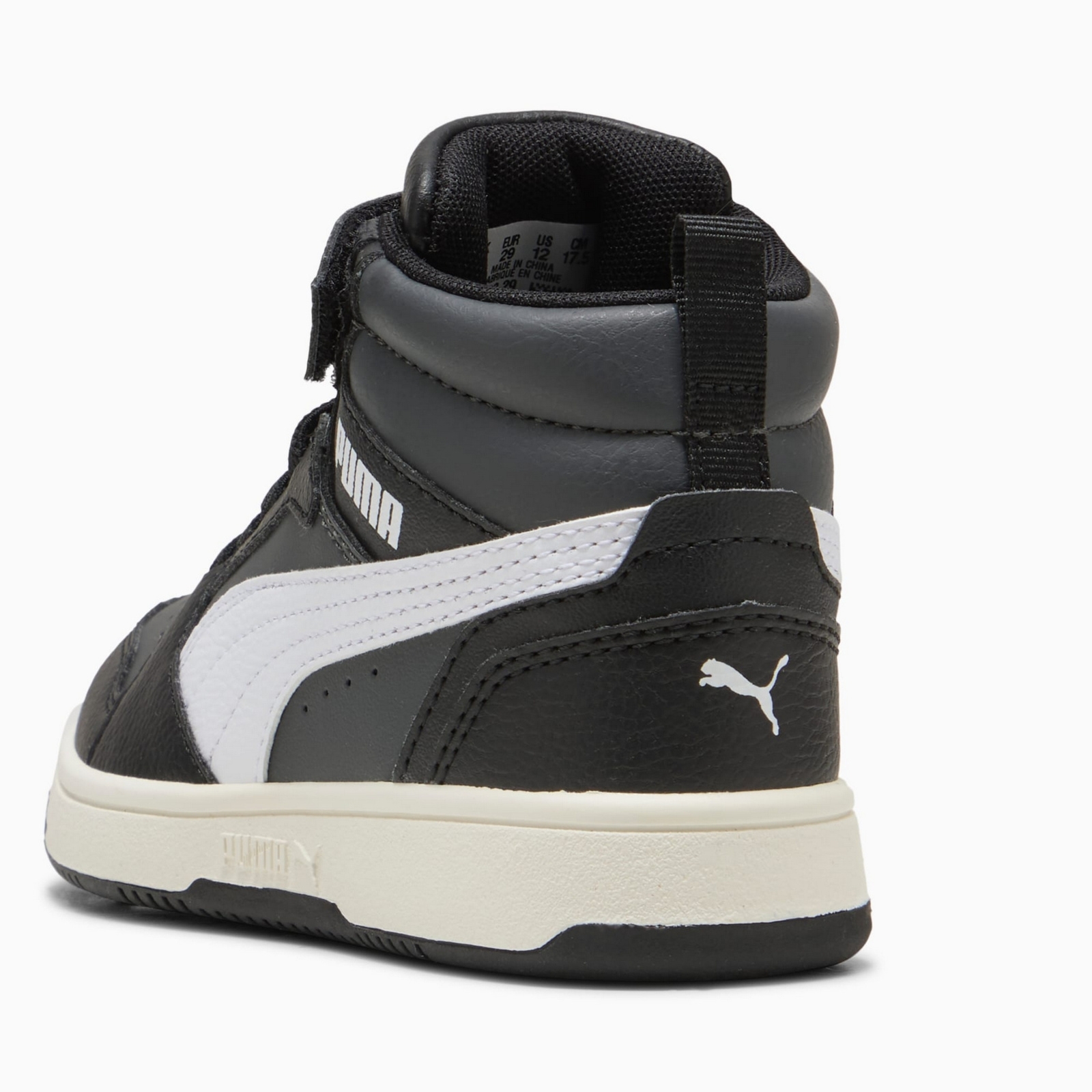 Buty sportowe dziecice Puma REBOUND V6 MID AC+ PS czarne 39383229