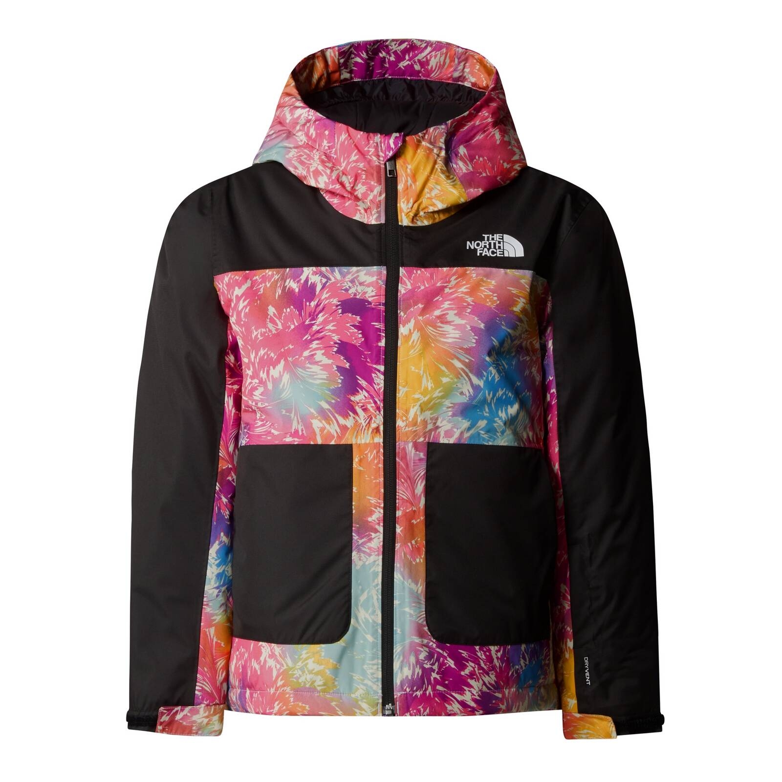 Kurtka narciarska dziewczca The North Face FREEDOM INSULATED wielokolorowa NF0A88UG8O6