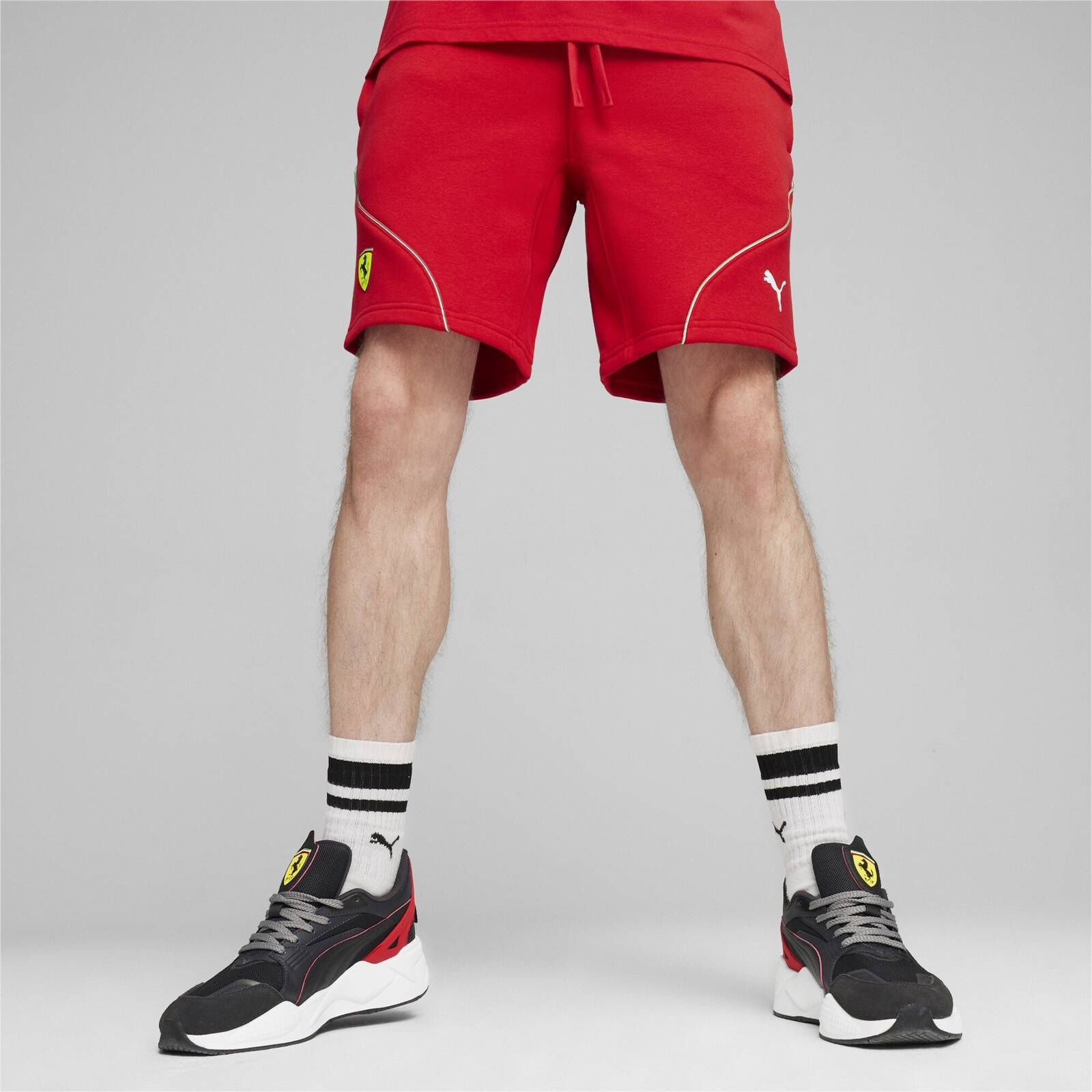 Spodenki mskie Puma FERRARI RACE czerwone 62379902