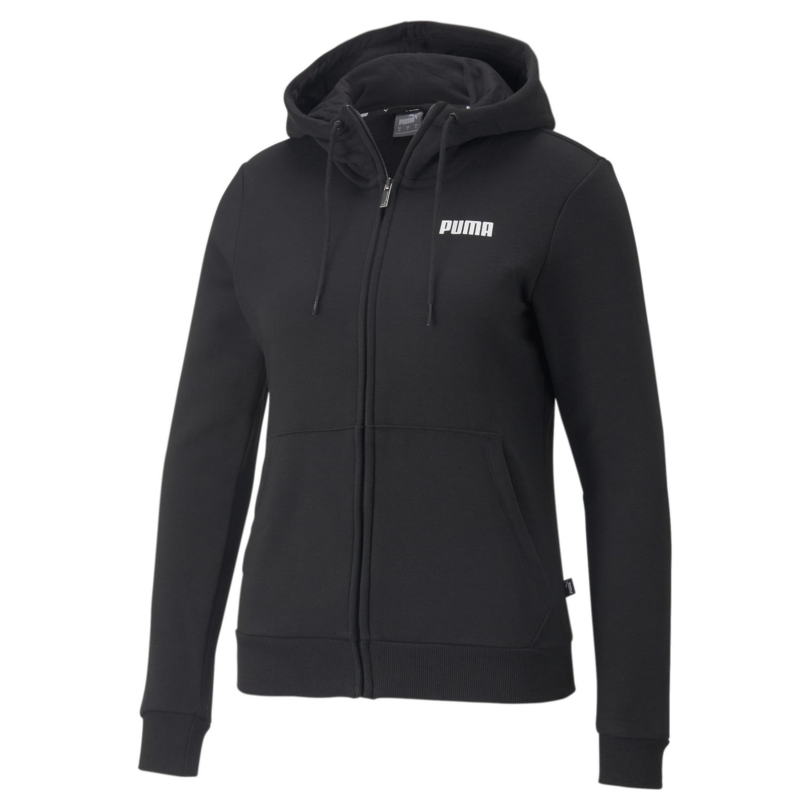 Bluza z kapturem damska Puma ESS FULL-ZIP FL czarna 84720101