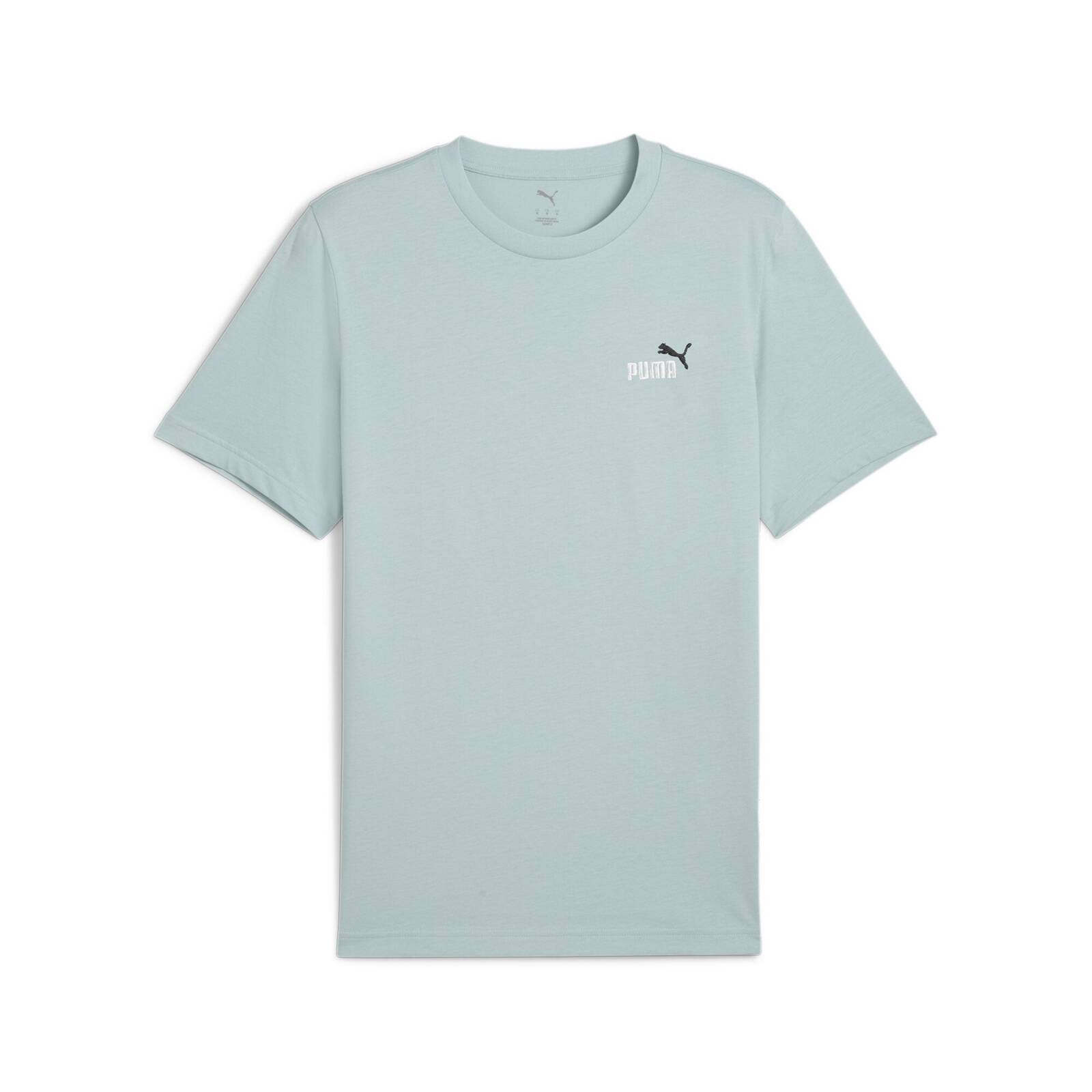 Koszulka mska Puma ESS 2 COLOR SMALL NO.1 LOGO zielona 68471767
