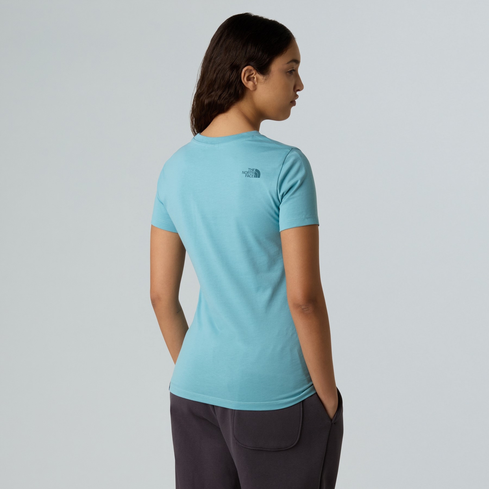 Koszulka damska The North Face S/S EASY niebieska NF0A8A6DDOU