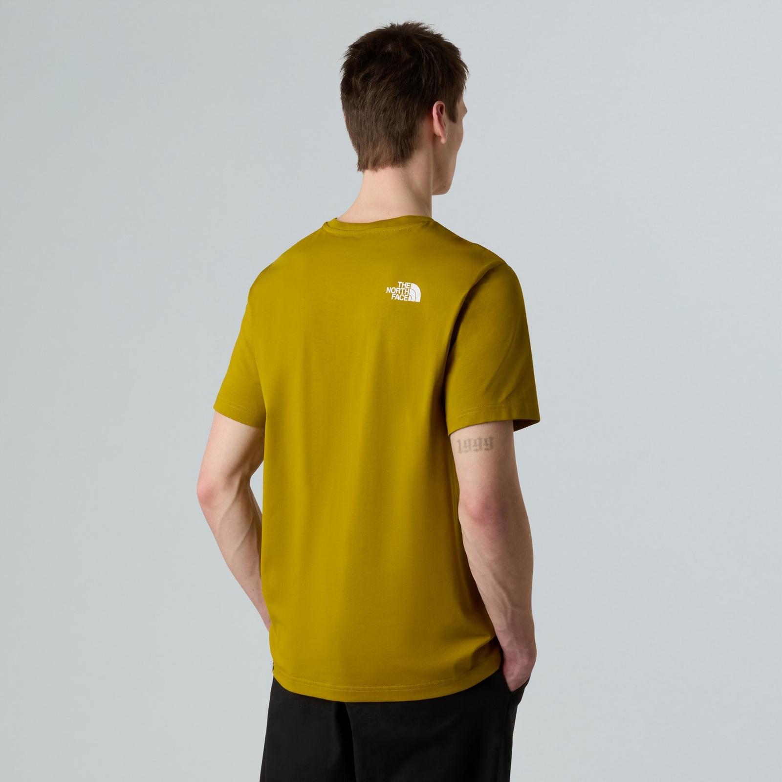 Koszulka męska The North Face SIMPLE DOME żółta NF0A87NGBOG