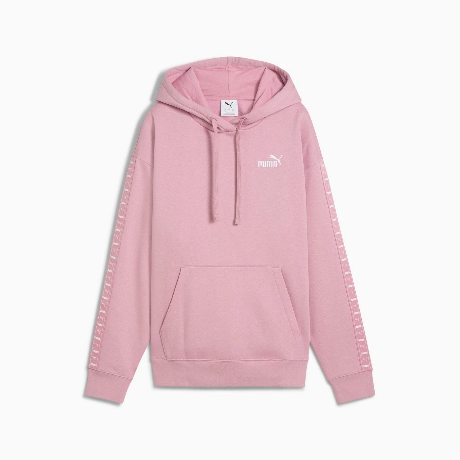 Bluza z kapturem damska Puma ESS TAPE COMFORT FL rowa 68809665