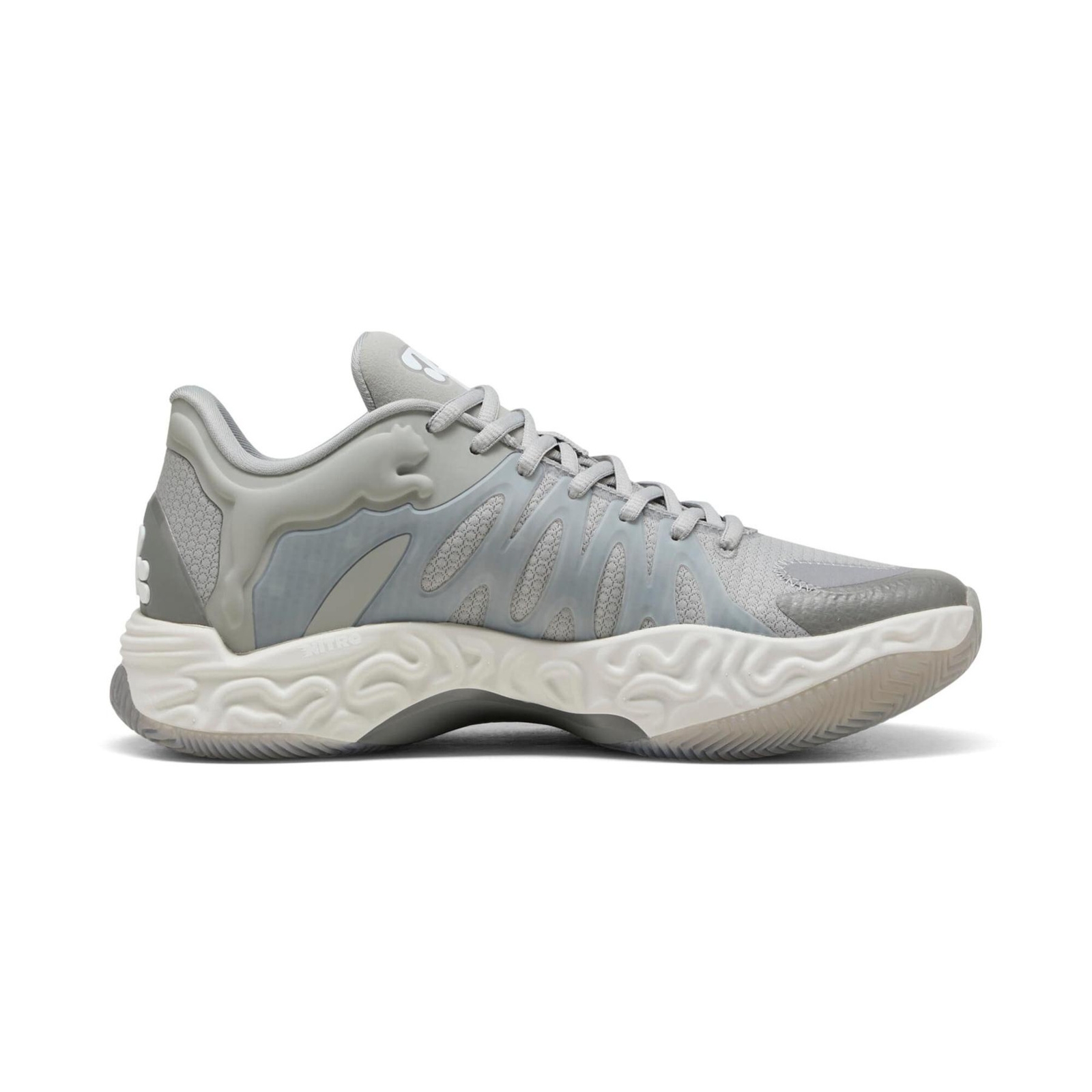 Buty do koszykówki unisex Puma HALI 1 szare 31345201