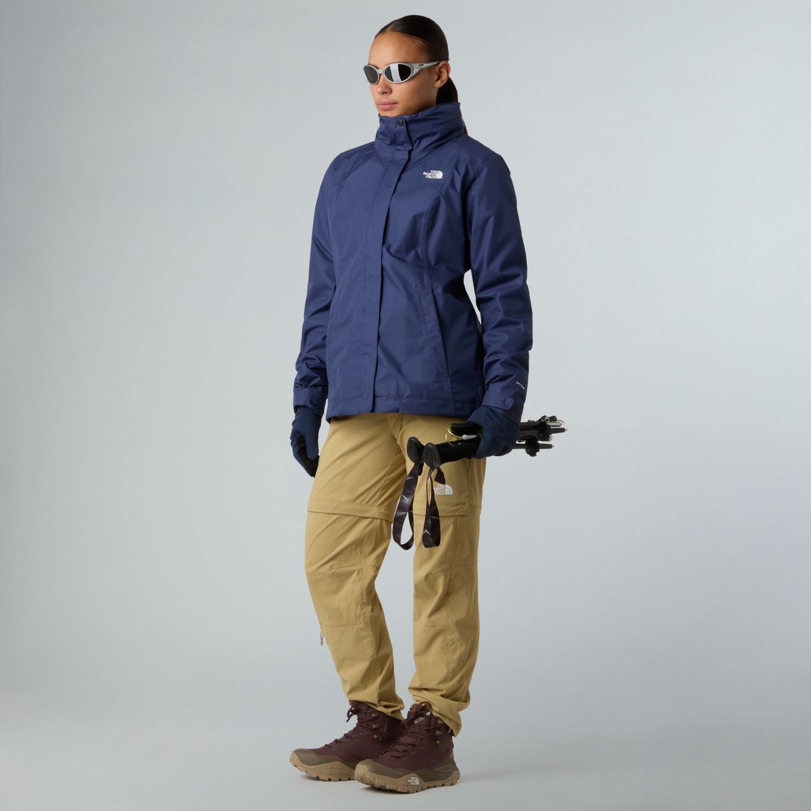 Spodnie trekkingowe damskie The North Face EXPLOTARION REG STRAIGHT CONVERTIBLE be�owe NF0A8EC8LK5