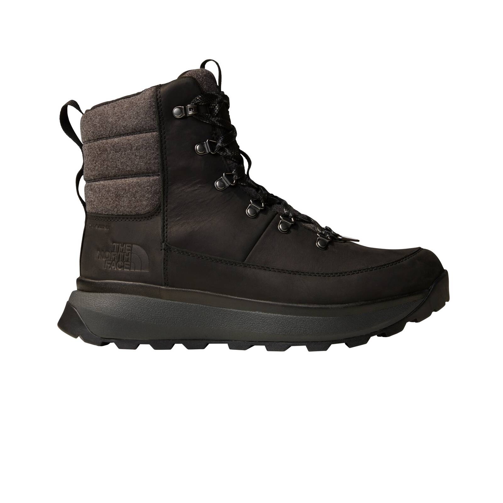 Buty zimowe mskie The North Face BERGEN LEATHER WP czarne NF0A8A9MKX7