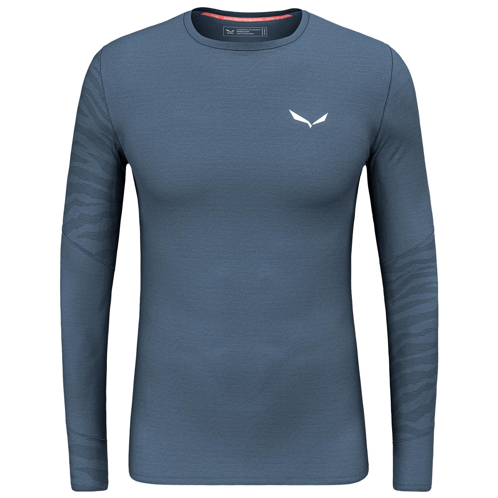 Longsleeve treningowy mski Salewa CRISTALLO WARM granatowy 00-0000028205_8670