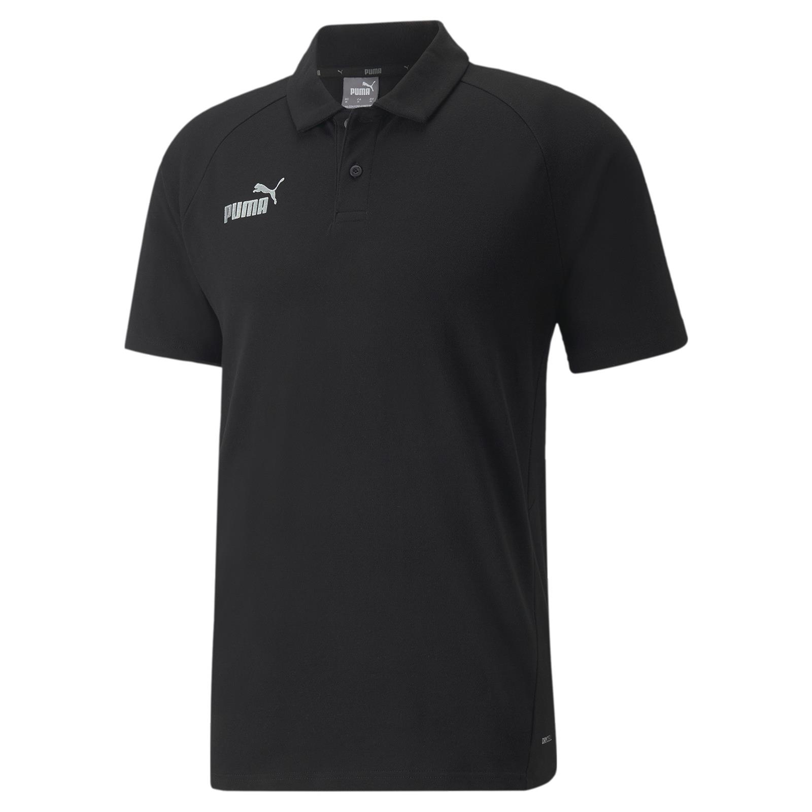 Koszulka polo mska Puma Teamfinal Casuals czarna 65738403