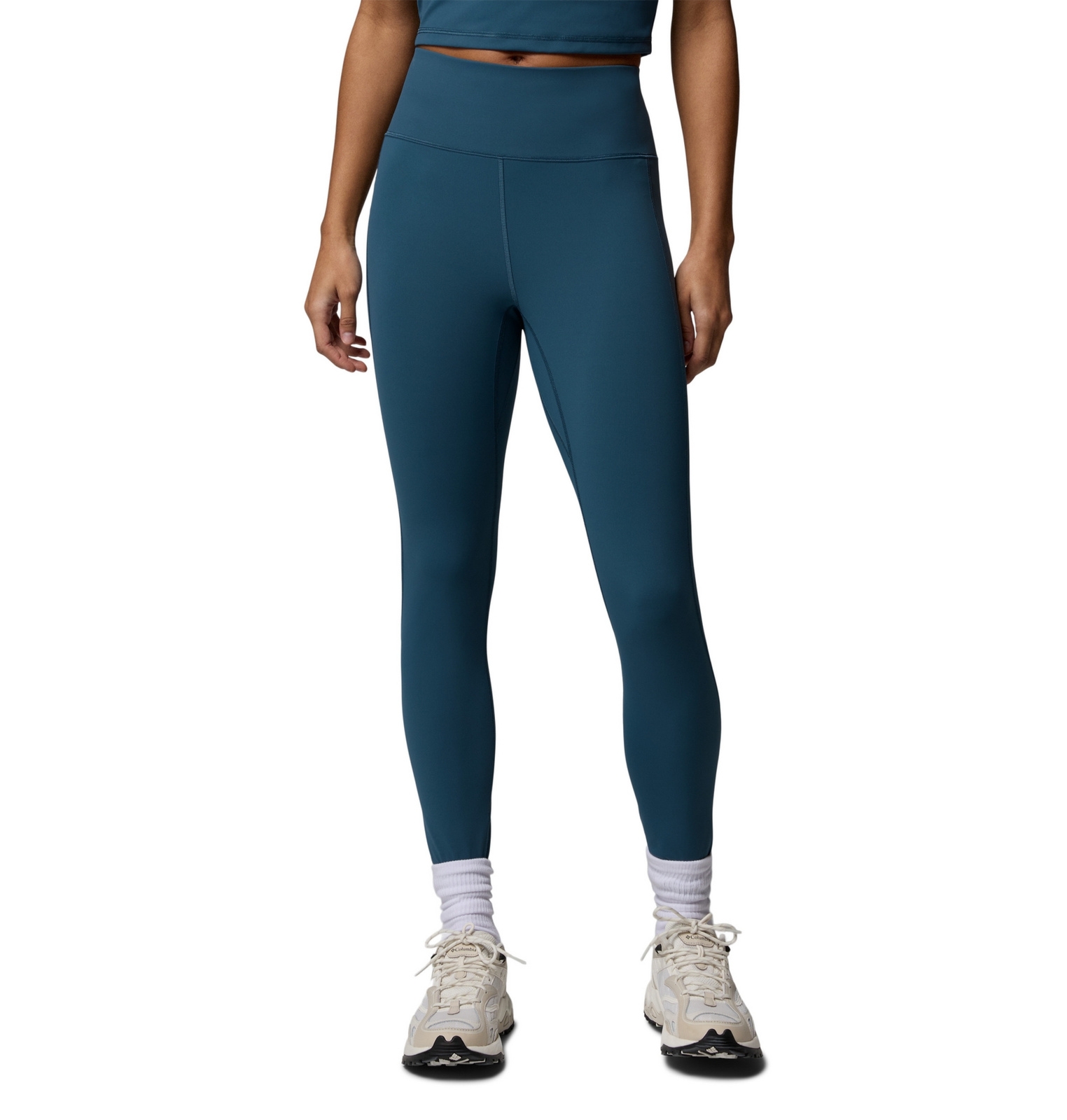 Legginsy damskie Columbia LONERIDGE niebieskie 2155741429