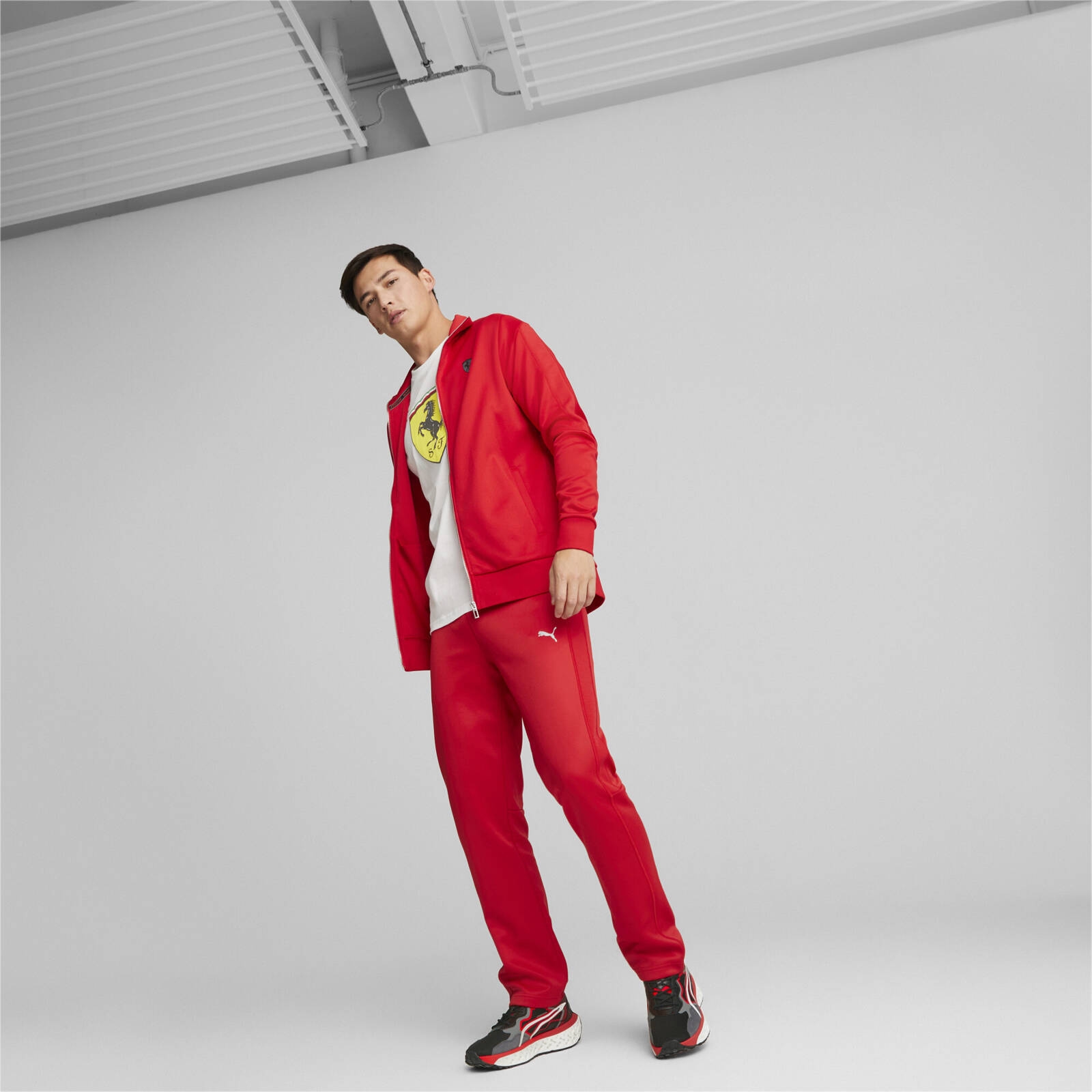 Bluza mska Puma FERRARI STYLE MT7 czerwona 53833302