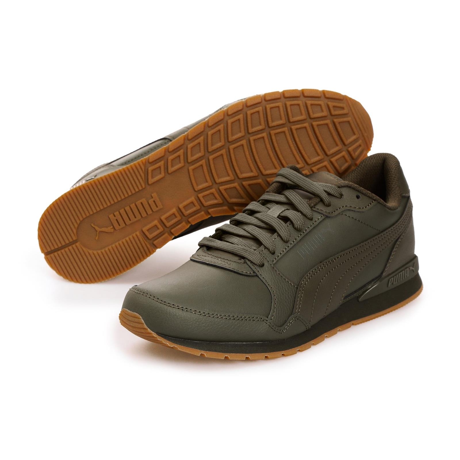 Buty sportowe mskie Puma ST RUNNER V3 L khaki 38485516