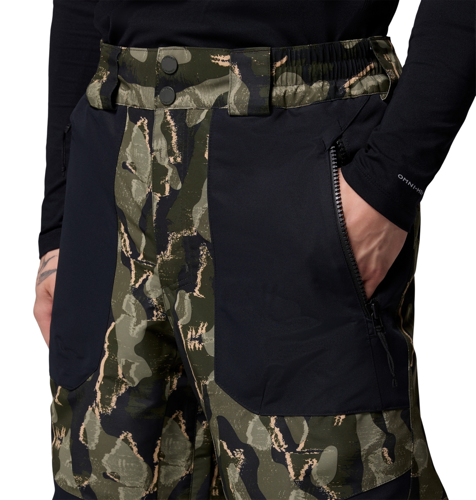 Spodnie narciarskie mskie Columbia CORESHOT wielokolorowe 2145131366