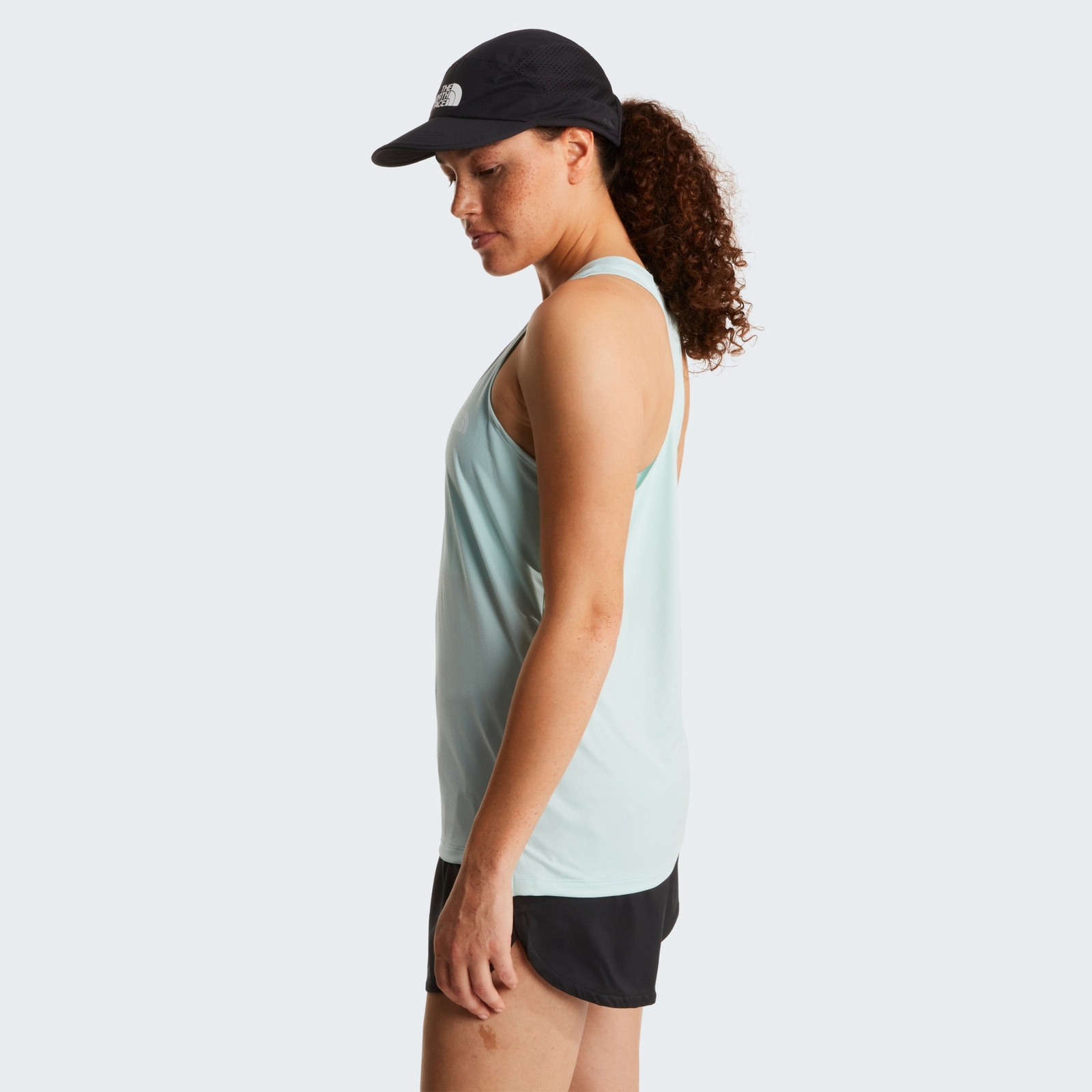 Tank top do biegania damski The North Face FLEX zielony NF0A8BRTG70