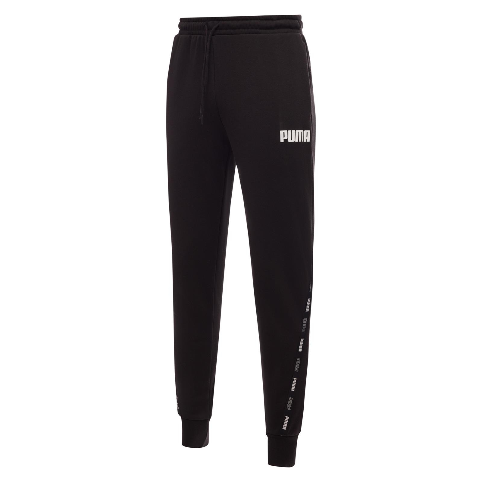 Spodnie dresowe mskie Puma TAPE czarne 67132301