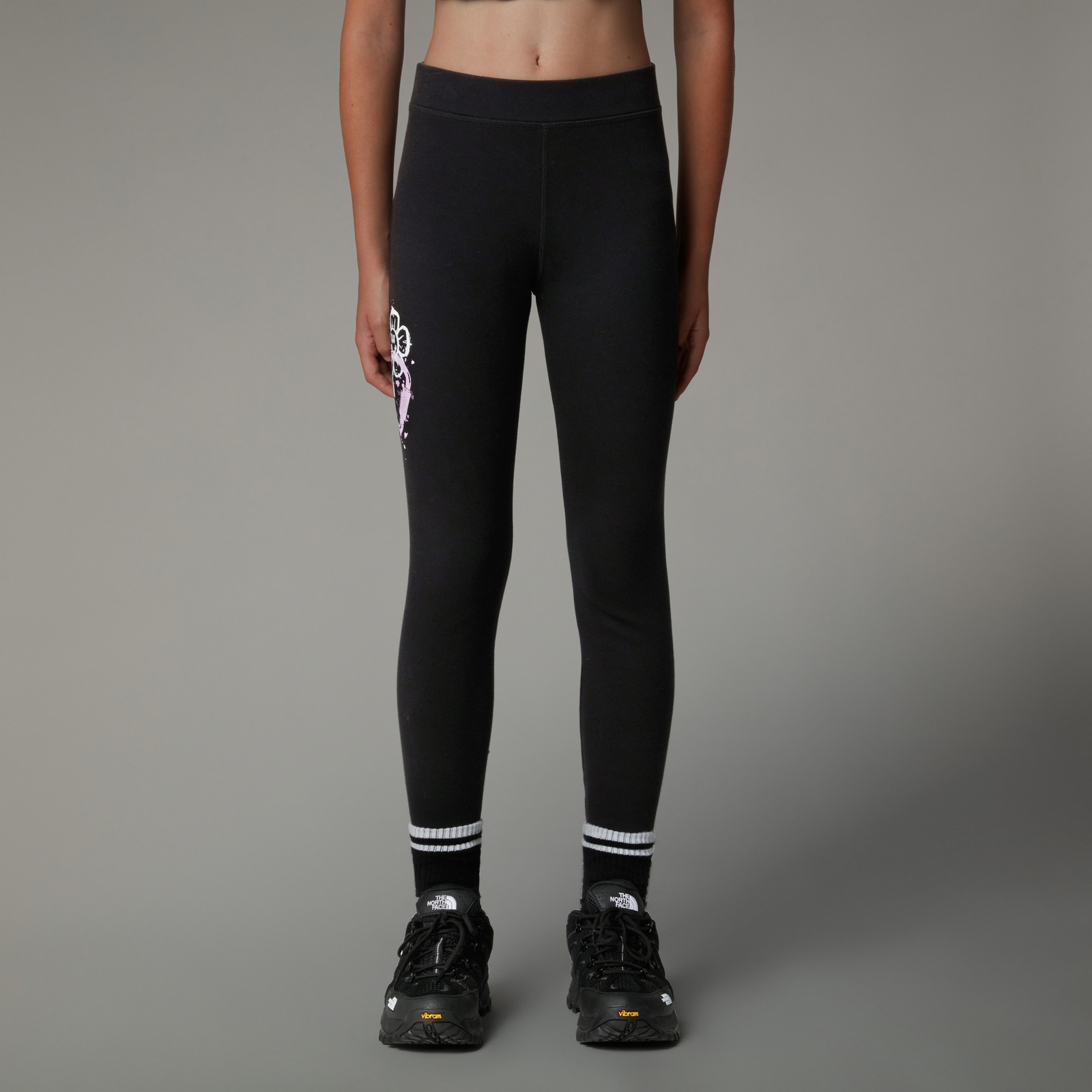 Legginsy dziewczęce The North Face GRAPHIC czarne NF0A8AXZJK3