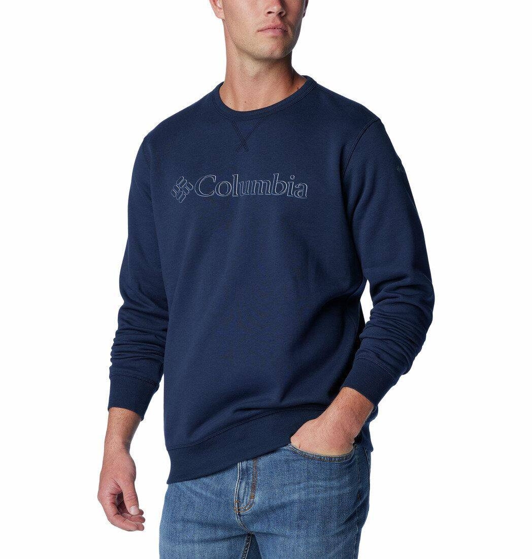 Bluza mska Columbia LOGO FLEECE CREW granatowa 1884931469