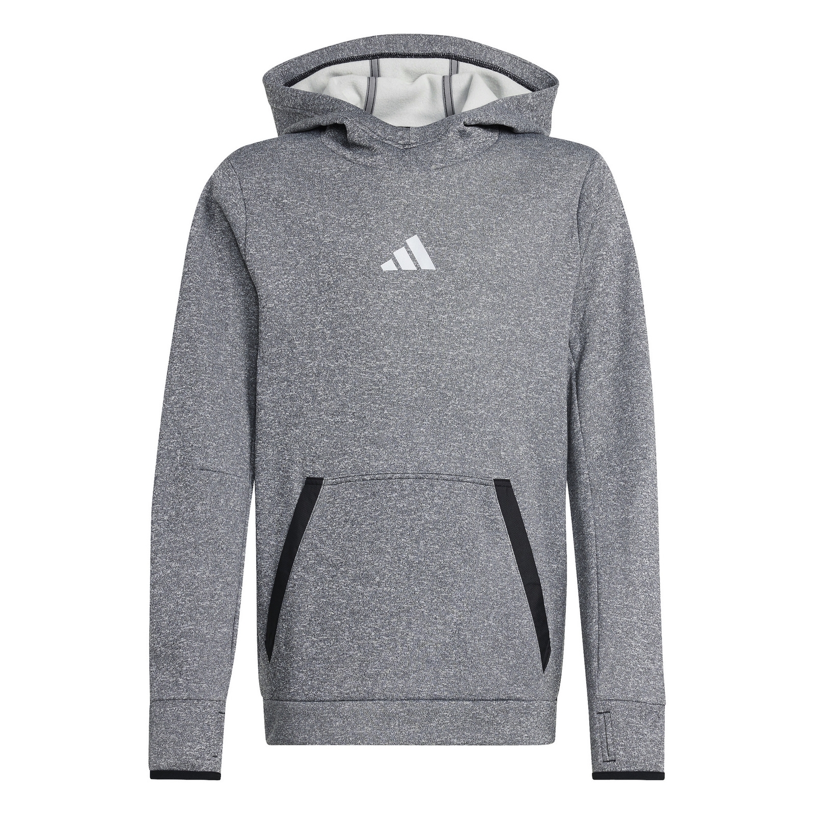 Bluza z kapturem dziecica adidas KIDS szara IV9493