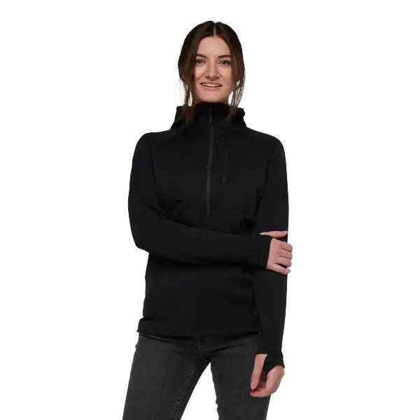 Bluza z Kapturem Damska Black Diamond COEFFICIENT QZ HOODY