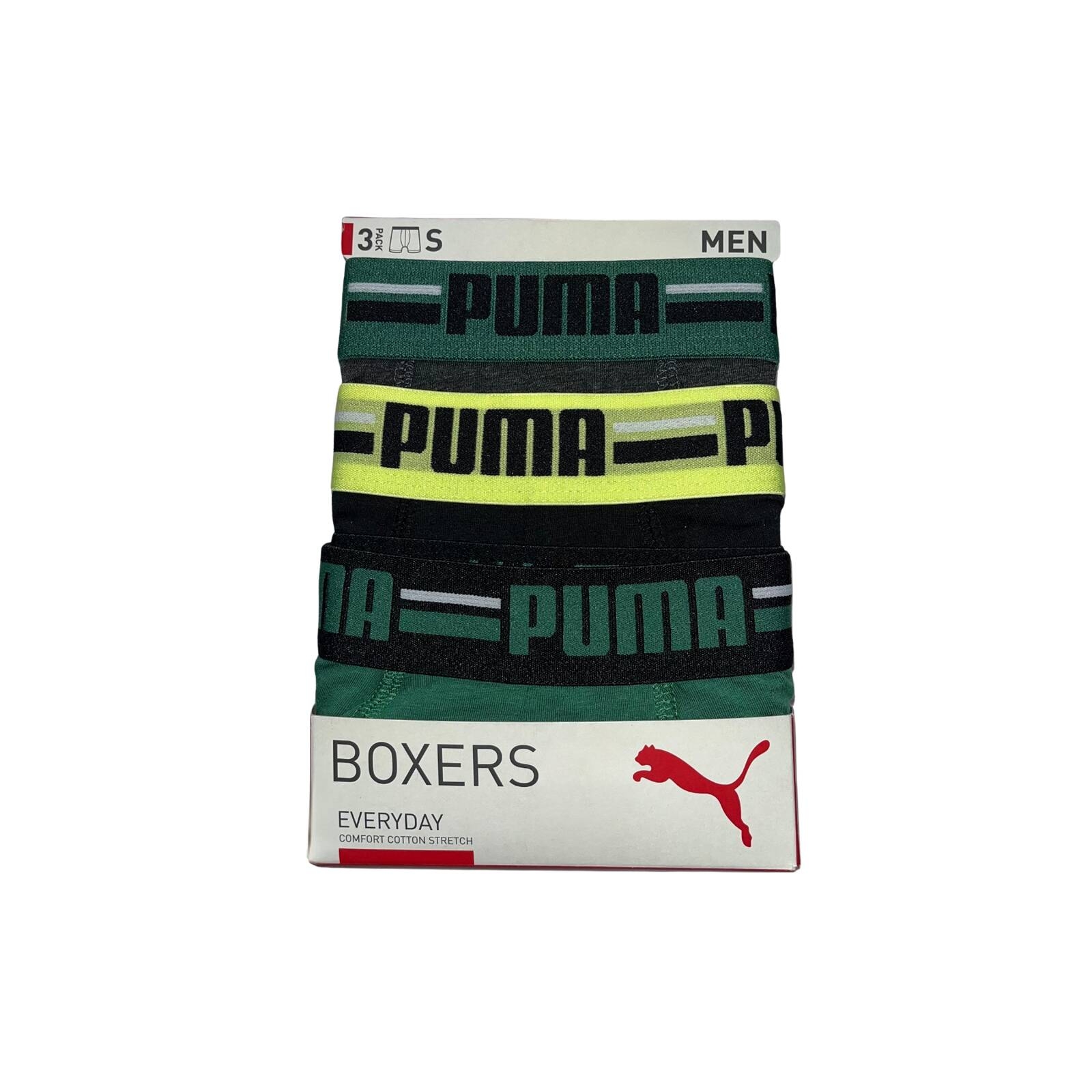 Bokserki mskie Puma BASIC BRAND 3-PACK wielokolorowe 93545713