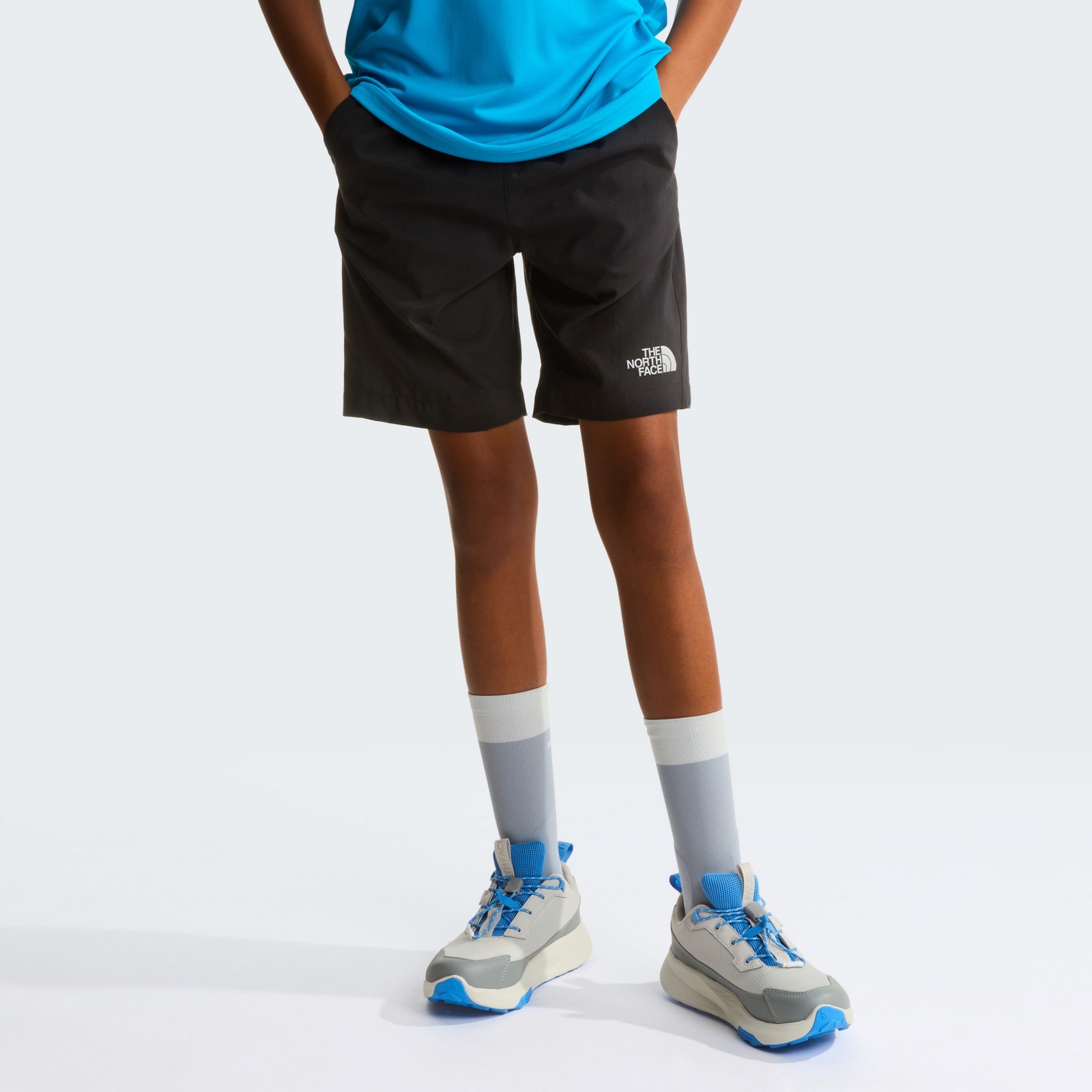 Spodenki dziecięce The North Face TEEN 24/7 czarne NF0A8BNHKT0