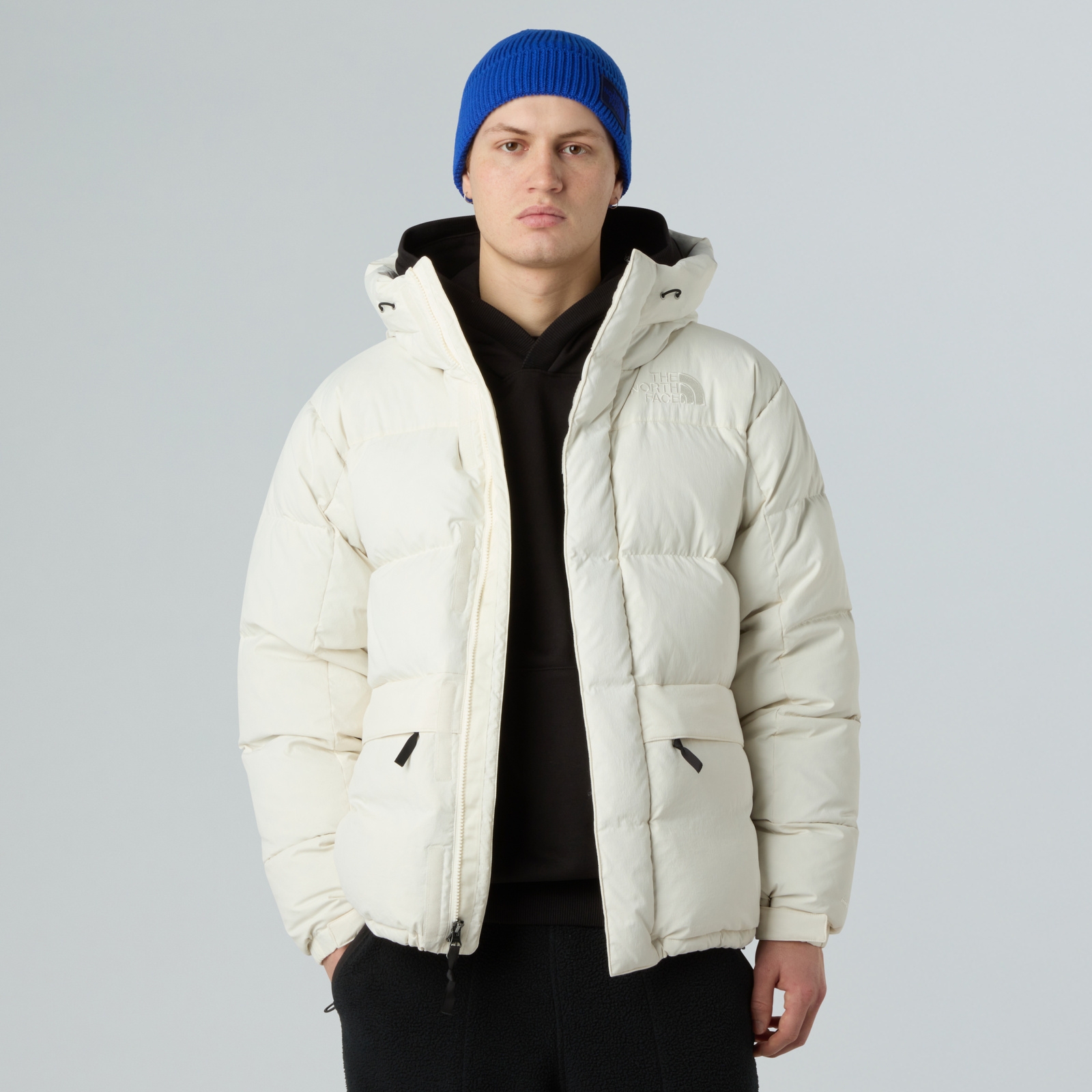 Parka puchowa z kapturem m�ska The North Face HMLYN DOWN DTM be�owa NF0A8EBHQLI