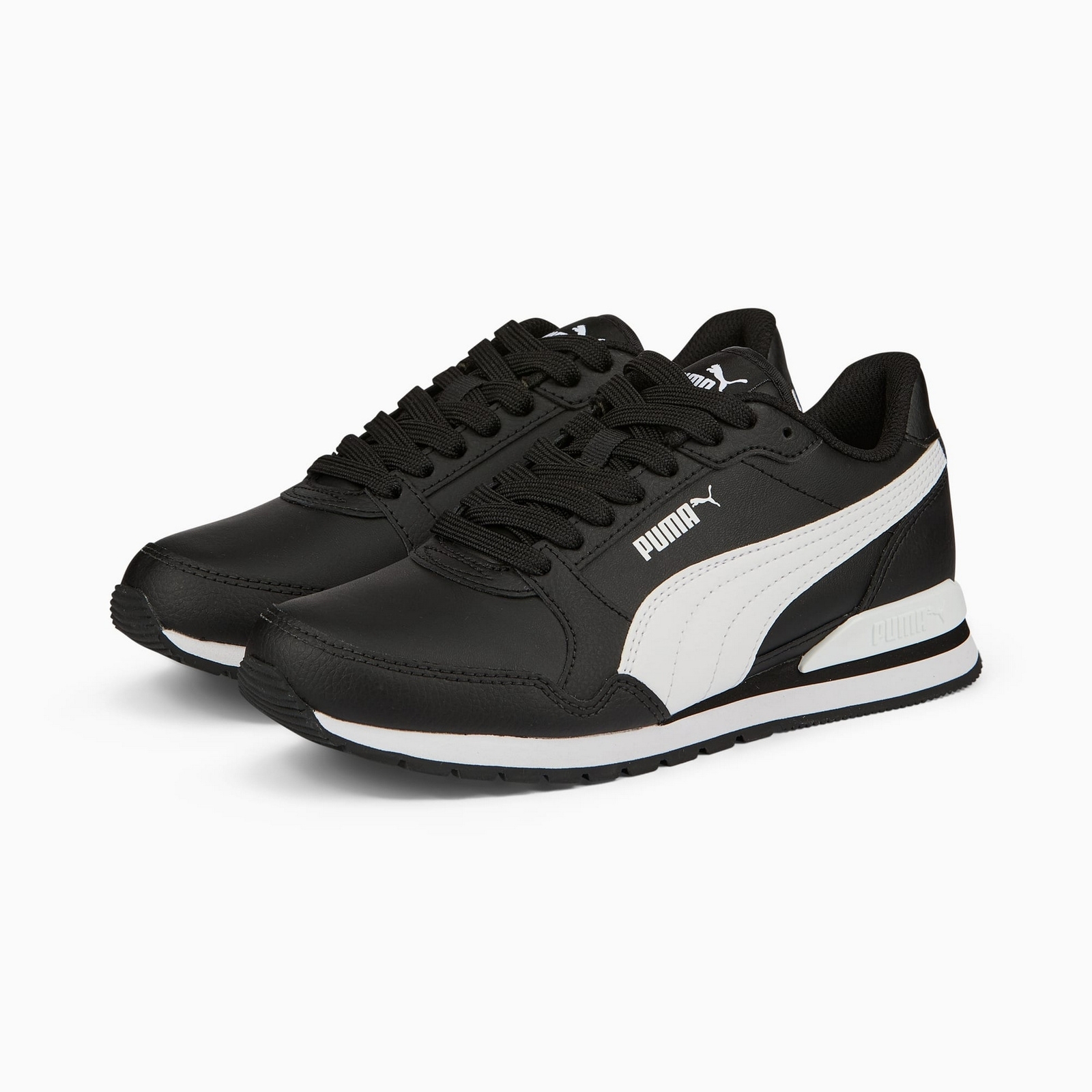 Buty sportowe dziecice Puma ST RUNNER V3 L JR czarne 38490408