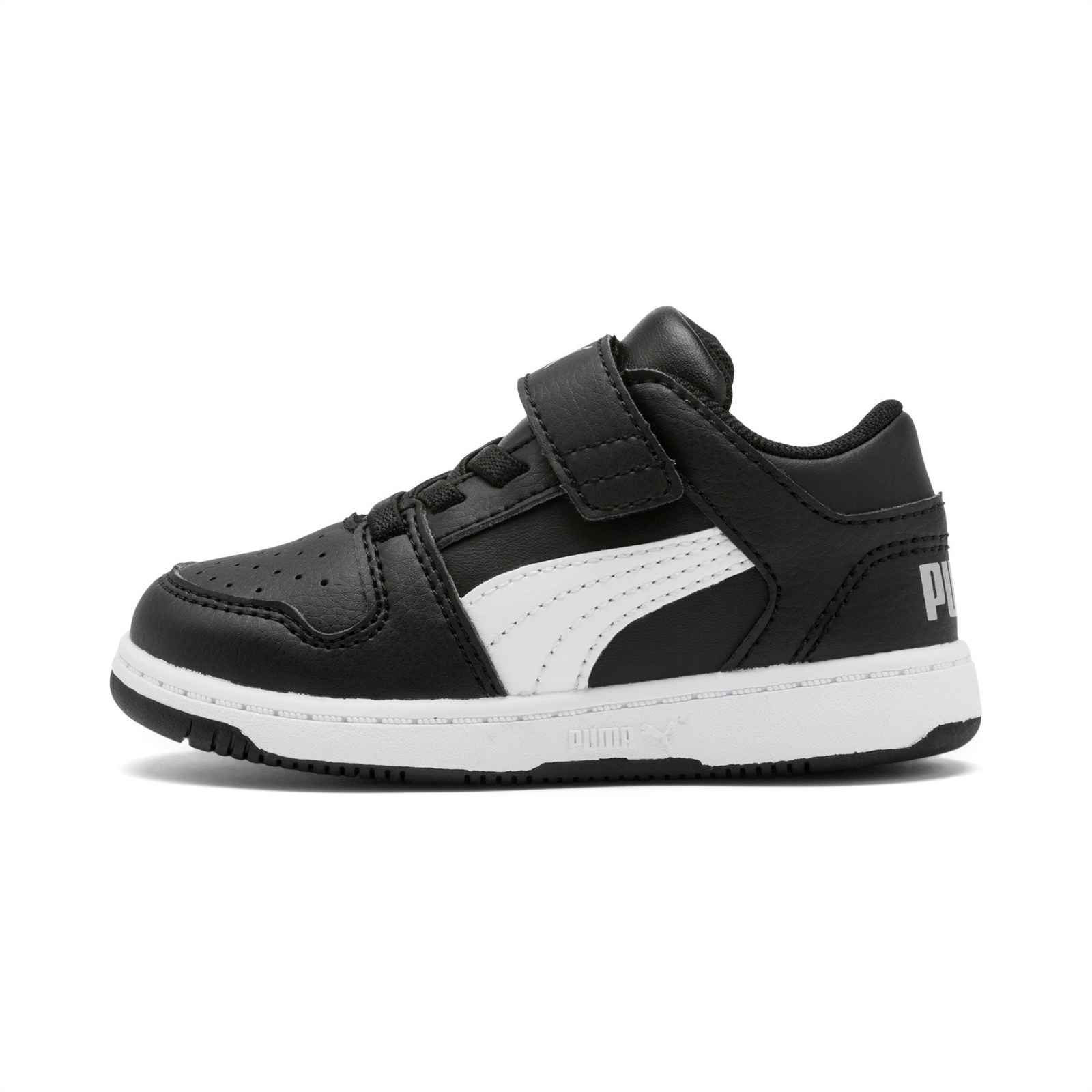 Buty sportowe dziecięce Puma REBOUND LAYUP LO SL V INF czarne 37049302