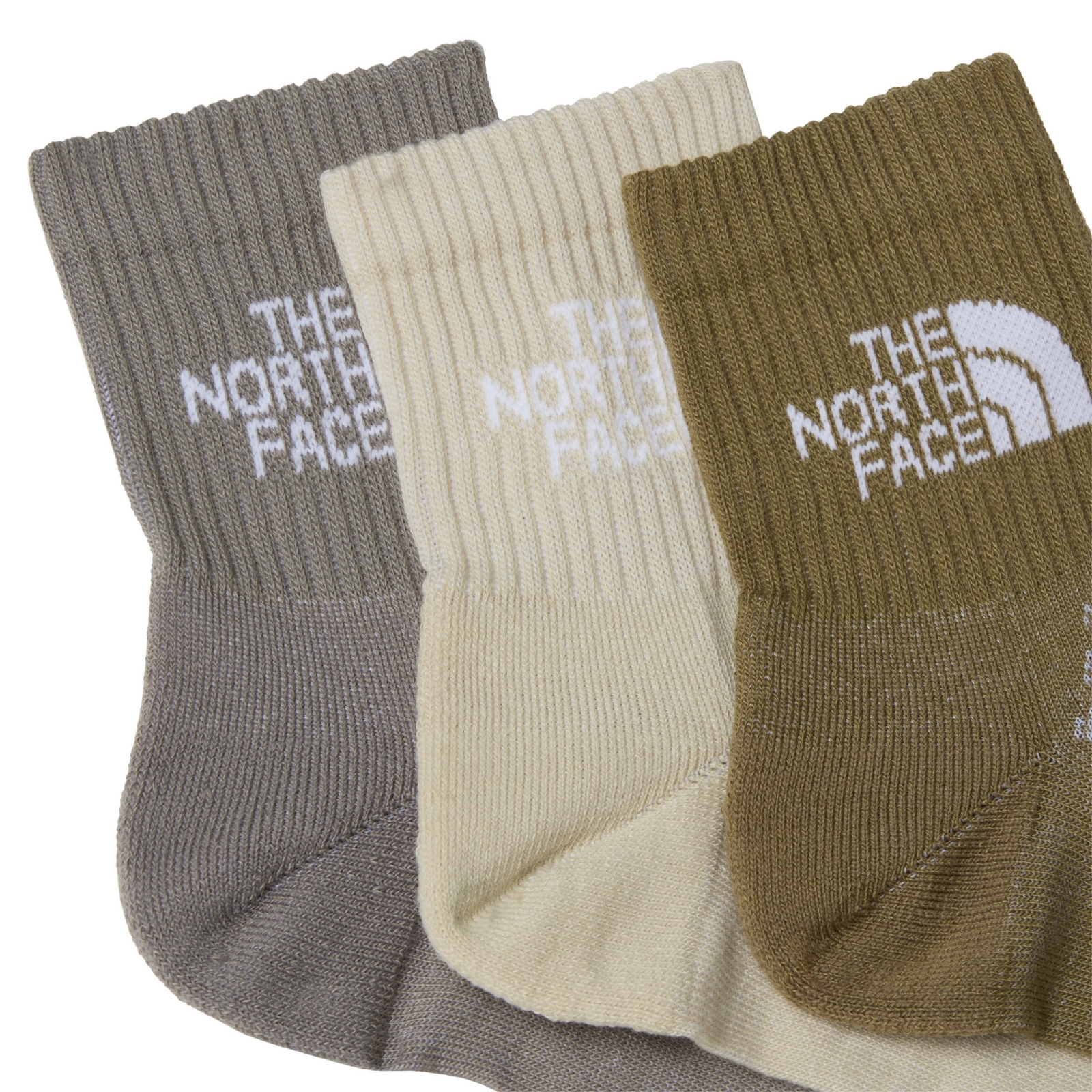 Skarpety unisex The North Face MULTI SPORT CUSH QUARTER 3-PACK wielokolorowe NF0A882GN6T