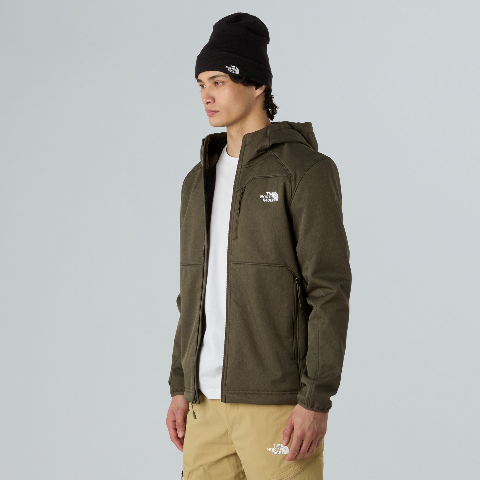 Kurtka softshellowa mska The North Face QUEST zielona NF0A3YFP5WV