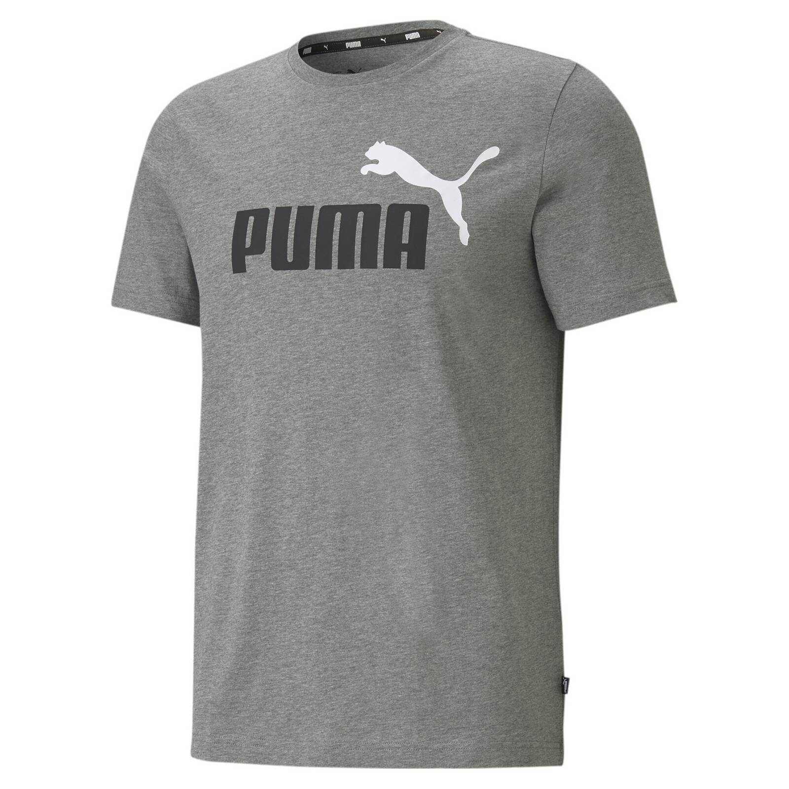 Koszulka mska Puma ESS+ 2 COL LOGO szara 58675903