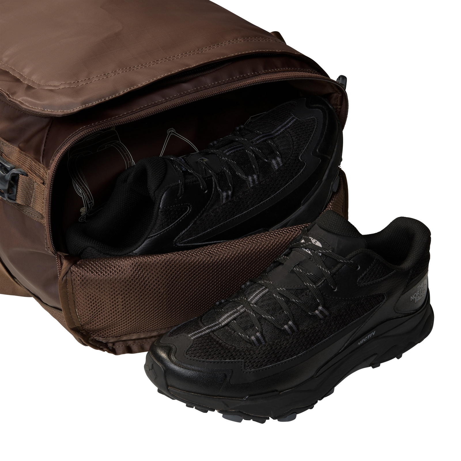 Torba podróżna unisex The North Face BASE CAMP VOYAGER 42 L brązowa NF0A52RQ9IS