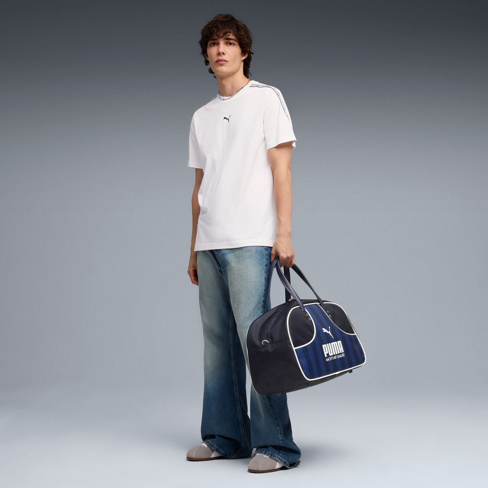 Koszulka męska Puma ESS TAPE biała 69169302